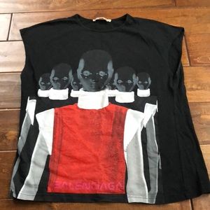 Balenciaga black t shirt